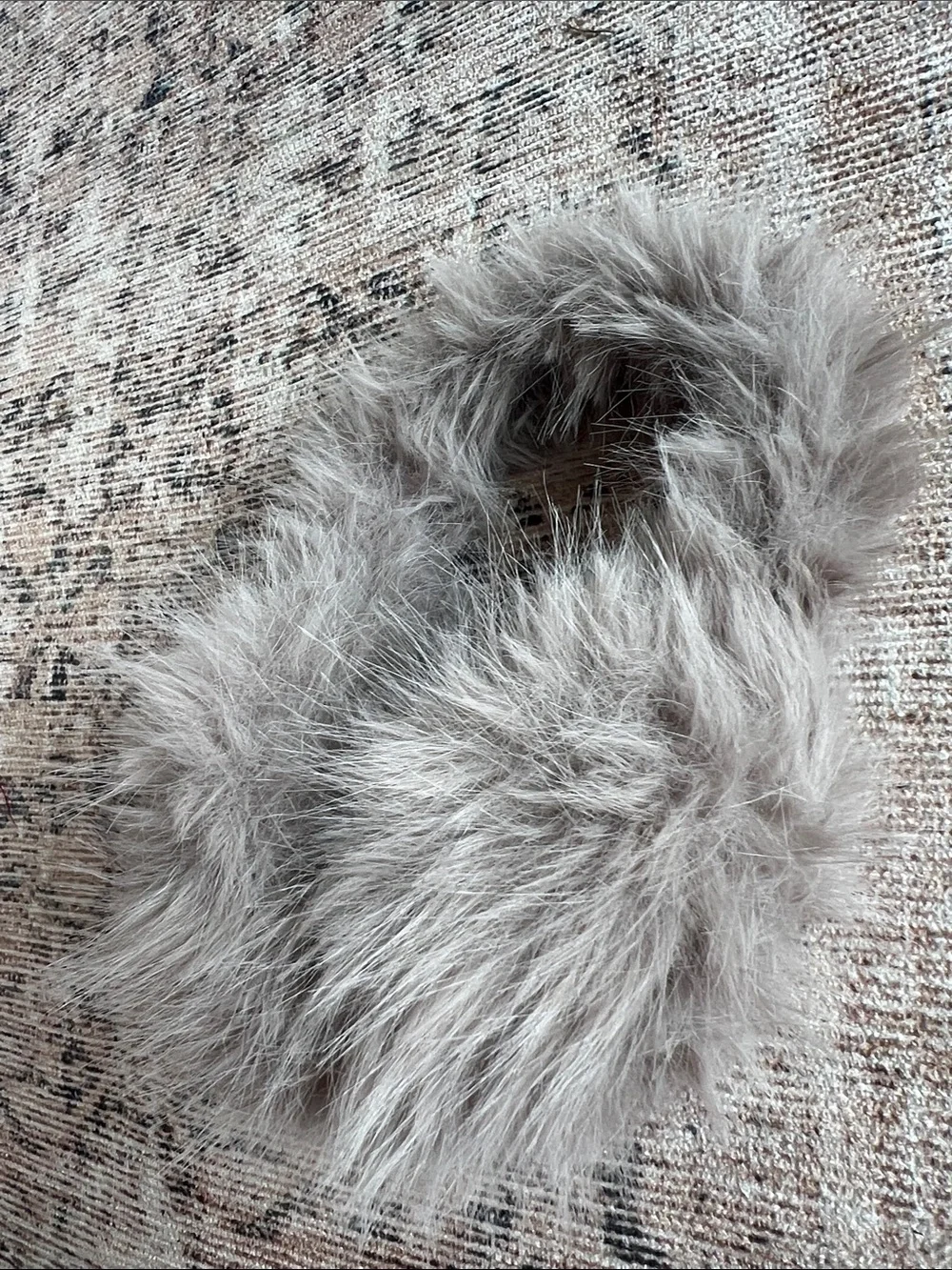 Old Navy Faux Fur Ear Muffs - Light Gray Brown